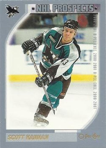 #278 Scott Hannan - San Josearks - 2000-01 O-Pee-Chee Hockey
