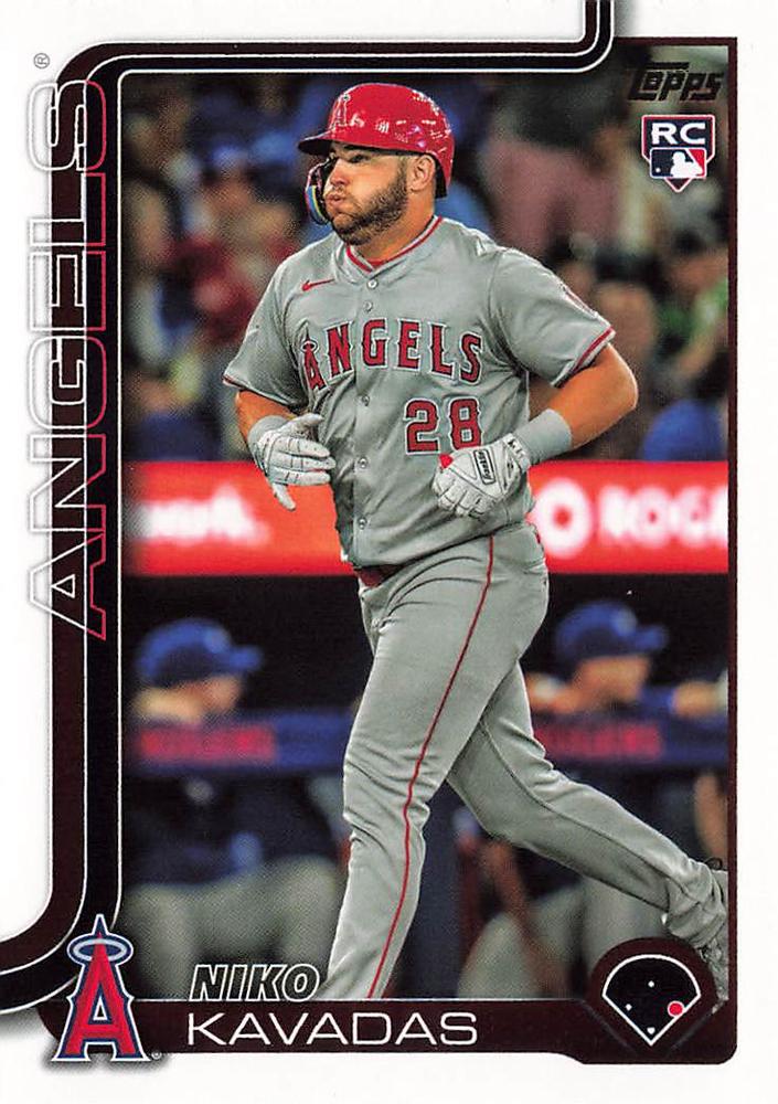 #278 Niko Kavadas - Los Angeles Angels - 2025 Topps Baseball