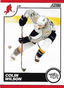 #278 Colin Wilson - Nashville Predators - 2010-11 Score Hockey