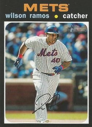 #278 Wilson Ramos - New York Mets - 2020 Topps Heritage Baseball
