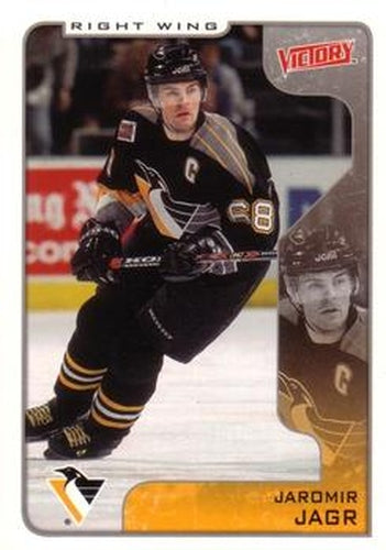 #278 Jaromir Jagr - Pittsburgh Penguins - 2001-02 Upper Deck Victory Hockey