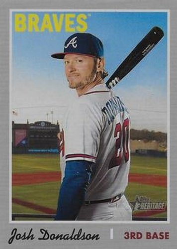 #278b Josh Donaldson - Atlanta Braves - 2019 Topps Heritage Baseball