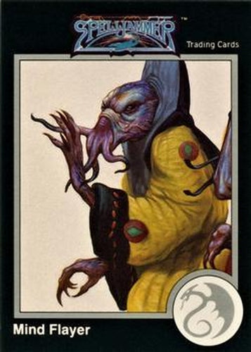 #279 Mind Flayer - 1991 TSR Advanced Dungeons & Dragons - Silver