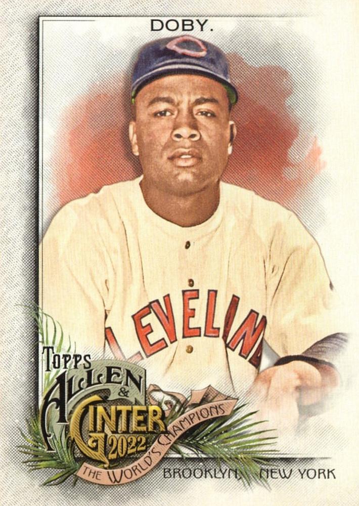#279 Larry Doby - Cleveland Indians - 2022 Topps Allen & Ginter Baseball