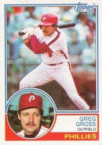 #279 Greg Gross - Philadelphia Phillies - 1983 Topps Baseball