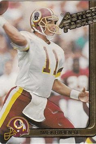 #279 Mark Rypien - Washington Redskins - 1991 Action Packed Football