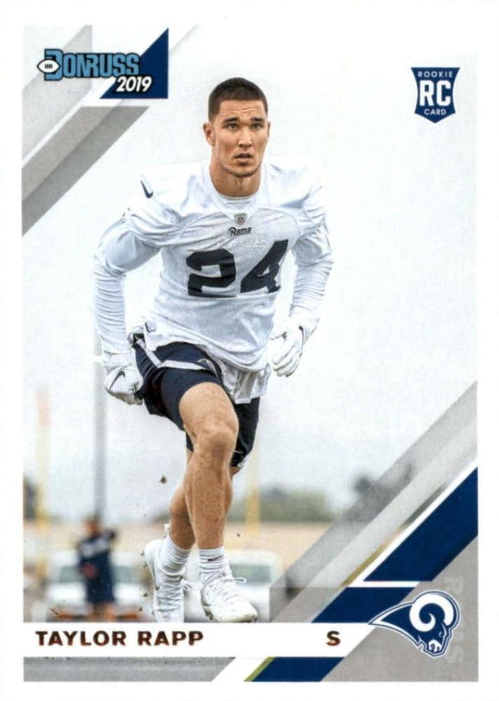 #279 Taylor Rapp - Los Angeles Rams - 2019 Donruss Football