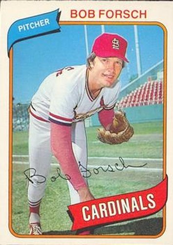 #279 Bob Forsch - St. Louis Cardinals - 1980 O-Pee-Chee Baseball