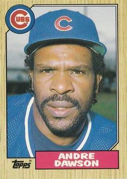 #27T Andre Dawson - Chicago Cubs - 1987 Topps Traded Baseball