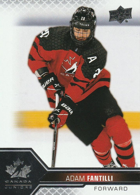 #27 Adam Fantilli - Canada - 2022-23 Upper Deck Team Canada Juniors Hockey