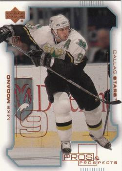 #27 Mike Modano - Dallas Stars - 2000-01 Upper Deck Pros & Prospects Hockey
