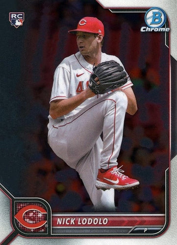 #27 Nick Lodolo - Cincinnati Reds - 2022 Bowman Chrome Baseball