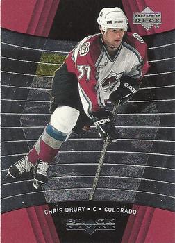 #27 Chris Drury - Colorado Avalanche - 1999-00 Upper Deck Black Diamond Hockey