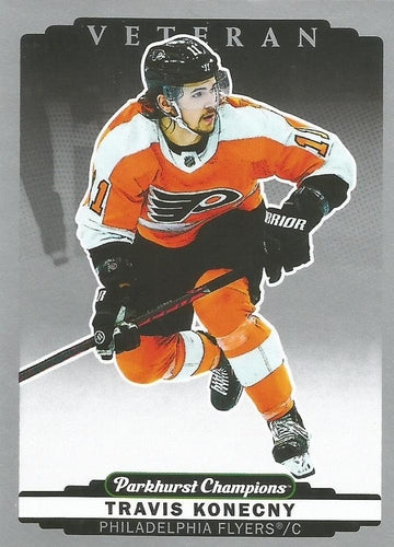 #27 Travis Konecny - Philadelphia Flyers - 2022-23 Parkhurst Champions - Silver Hockey