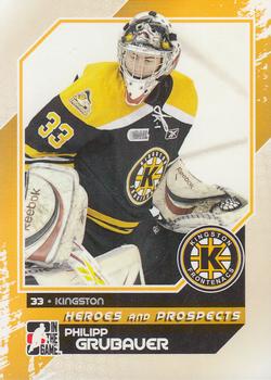 #27 Philipp Grubauer - Kingston Frontenacs - 2010-11 In The Game Heroes and Prospects Hockey