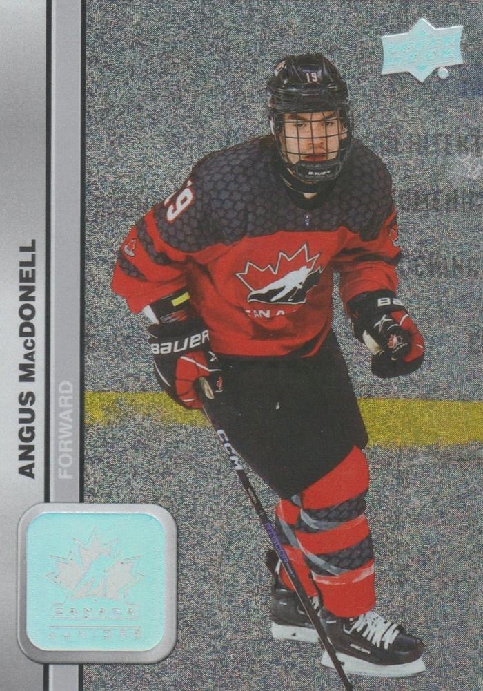 #27 Angus MacDonell - Canada - 2023 Upper Deck Team Canada Juniors - Patterned Foilboard Hockey