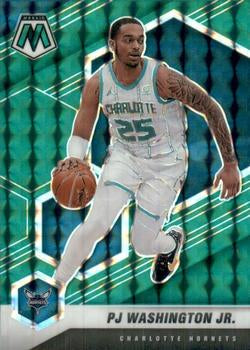 #27 PJ Washington - Charlotte Hornets - 2020-21 Panini Mosaic - Mosaic Green Basketball