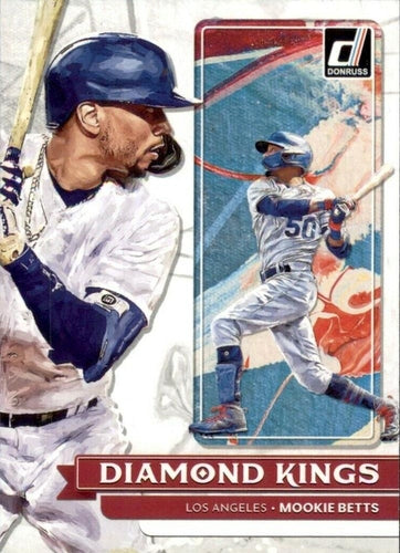 #27 Mookie Betts - Los Angeles Dodgers - 2022 Donruss Baseball