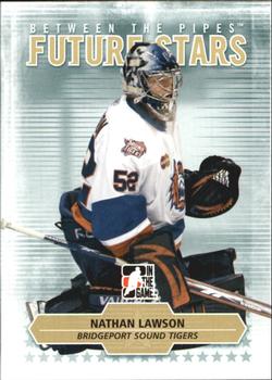 #27 Nathan Lawson - Bridgeport Sound Tigers - 2009-10 In The Game Between The Pipes Hockey