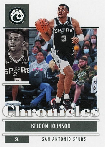 #27 Keldon Johnson - San Antonio Spurs - 2021-22 Panini Chronicles Basketball