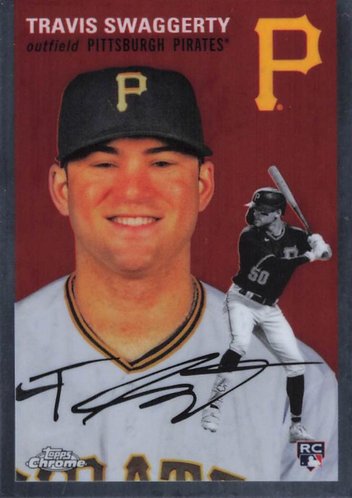 #27 Travis Swaggerty - Pittsburgh Pirates - 2023 Topps Chrome Platinum Anniversary Baseball