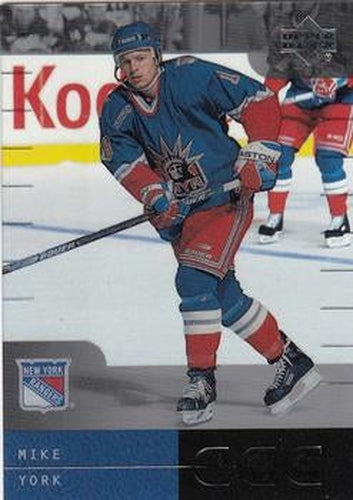 #27 Mike York - New York Rangers - 2000-01 Upper Deck Ice Hockey