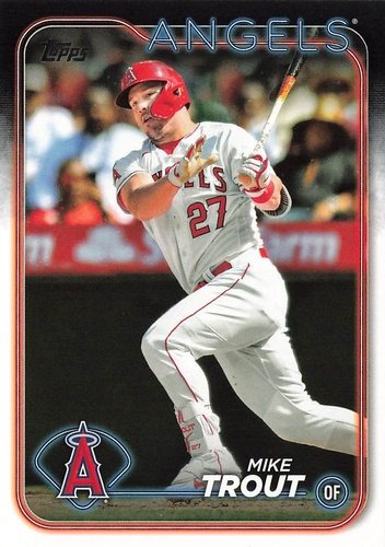 #27 Mike Trout - Los Angeles Angels - 2024 Topps Baseball