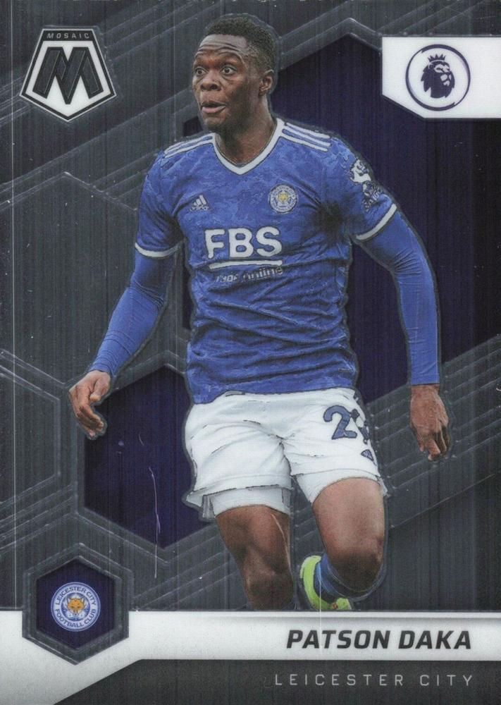 #27 Patson Daka - Leicester City - 2021-22 Panini Mosaic Premier League Soccer