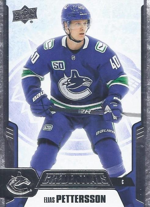 #27 Elias Pettersson - Vancouver Canucks - 2019-20 Upper Deck Credentials Hockey