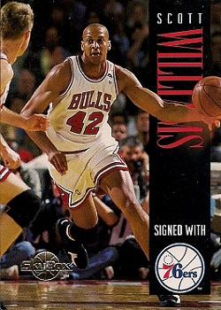 #27 Scott Williams - Philadelphia 76ers - 1994-95 SkyBox Premium Basketball