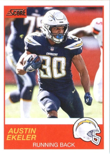 #27 Austin Ekeler - Los Angeles Chargers - 2019 Score Football