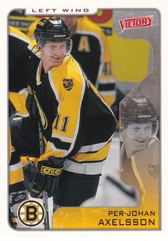 #27 P.J. Axelsson - Boston Bruins - 2001-02 Upper Deck Victory Hockey