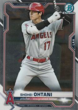 #27 Shohei Ohtani - Los Angeles Angels - 2021 Bowman Chrome Baseball