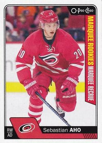 #687 Sebastian Aho - Carolina Hurricanes - 2016-17 O-Pee-Chee Update Hockey
