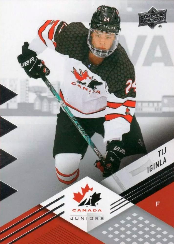 #27 Tij Iginla - Canada - 2024 Upper Deck Team Canada Juniors Hockey