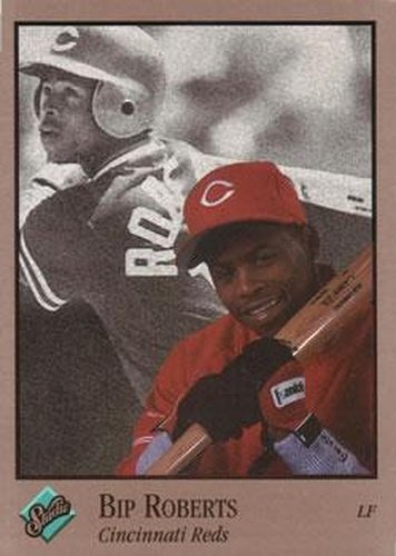 #27 Bip Roberts - Cincinnati Reds - 1992 Studio Baseball