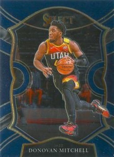 #27 Donovan Mitchell - Utah Jazz - 2020-21 Panini Select - Blue Basketball