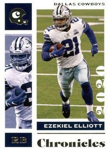 #27 Ezekiel Elliott - Dallas Cowboys - 2020 Panini Chronicles Football