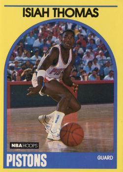 #27 Isiah Thomas - Detroit Pistons - 1989-90 Hoops Superstars Basketball