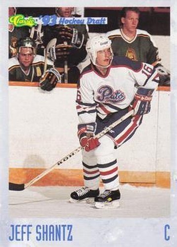 #27 Jeff Shantz - Regina Pats - 1993 Classic '93 Hockey Draft Hockey