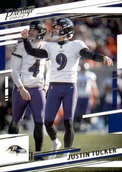 #27 Justin Tucker - Baltimore Ravens - 2022 Panini Prestige Football