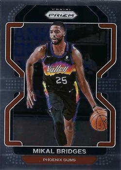 #27 Mikal Bridges - Phoenix Suns - 2021-22 Panini Prizm Basketball