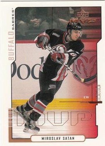 #27 Miroslav Satan - Buffalo Sabres - 2000-01 Upper Deck MVP Hockey
