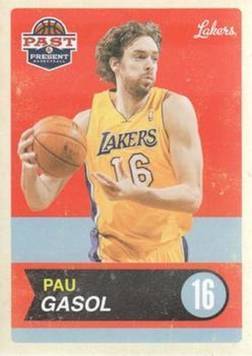 #27 Pau Gasol - Los Angeles Lakers - 2011-12 Panini Past & Present Basketball