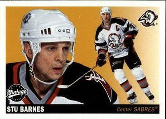#27 Stu Barnes - Buffalo Sabres - 2002-03 Upper Deck Vintage Hockey