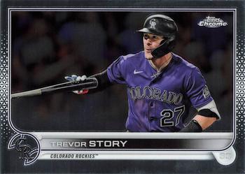#27 Trevor Story - Colorado Rockies - 2022 Topps Chrome Baseball