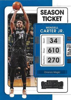 #27 Wendell Carter Jr. - Orlando Magic - 2021-22 Panini Contenders Basketball