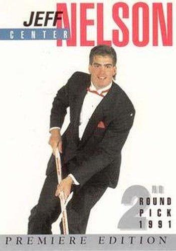 #27 Jeff Nelson - 1991 Arena Draft Picks Hockey