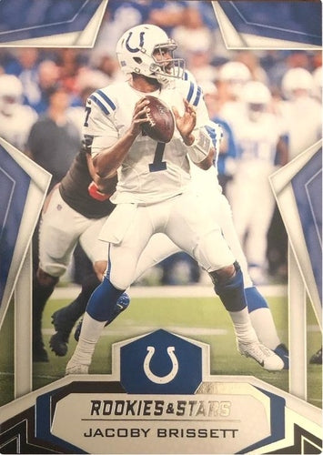 #27 Jacoby Brissett - Indianapolis Colts - 2019 Panini Rookies & Stars Football