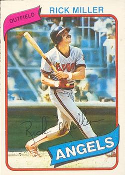 #27 Rick Miller - California Angels - 1980 O-Pee-Chee Baseball